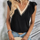 Ruffled V-Neck Tank