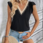 Ruffled V-Neck Tank