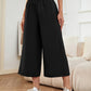 Elastic Waist Wide Leg Pants