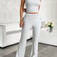 Devine Square Neck Tank and Drawstring Pants Set