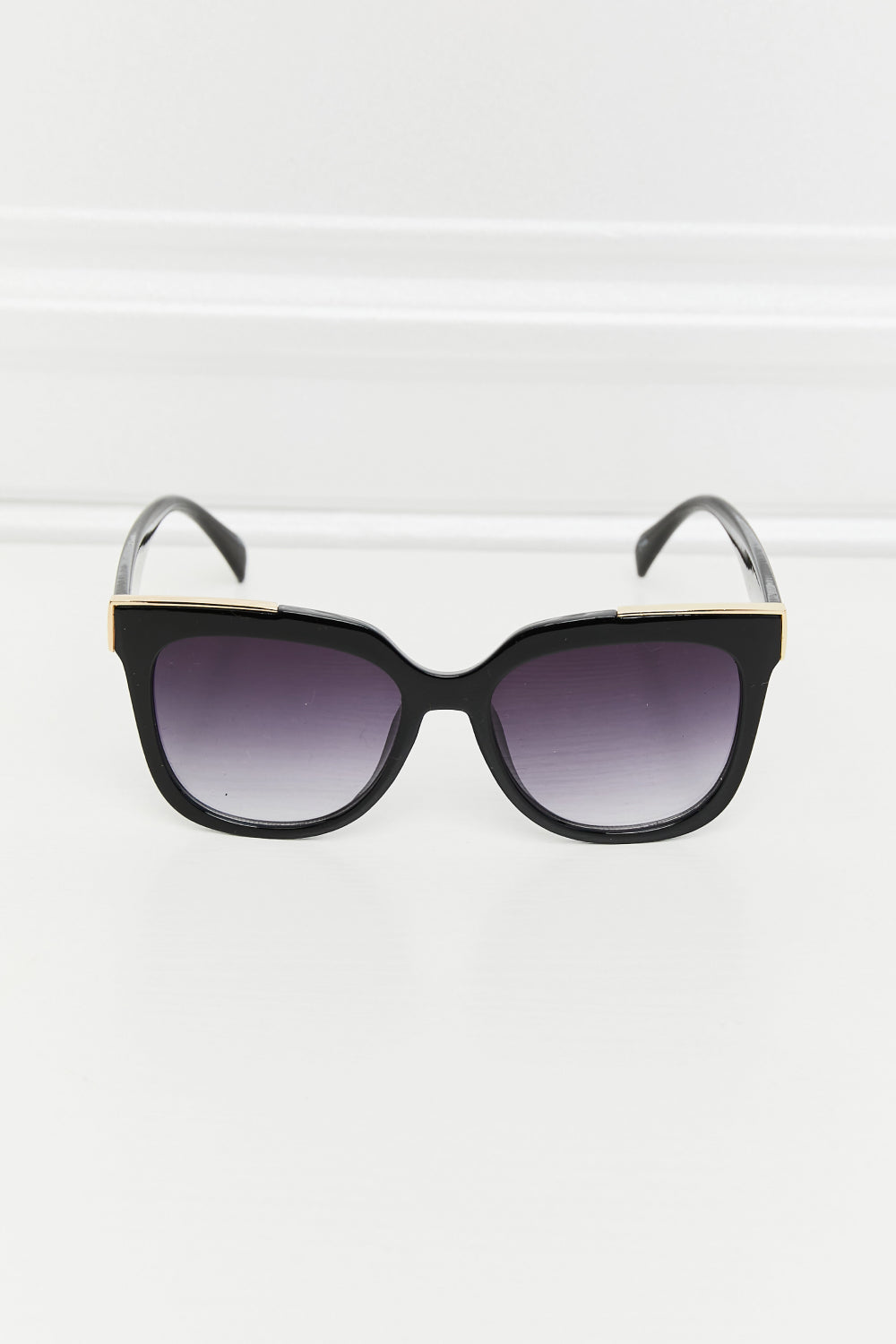 Acetate Lens Full Rim Black Sunglasses