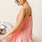 BiBi Front Lace Detailed Pleated Chiffon Cami - Brand BiBi