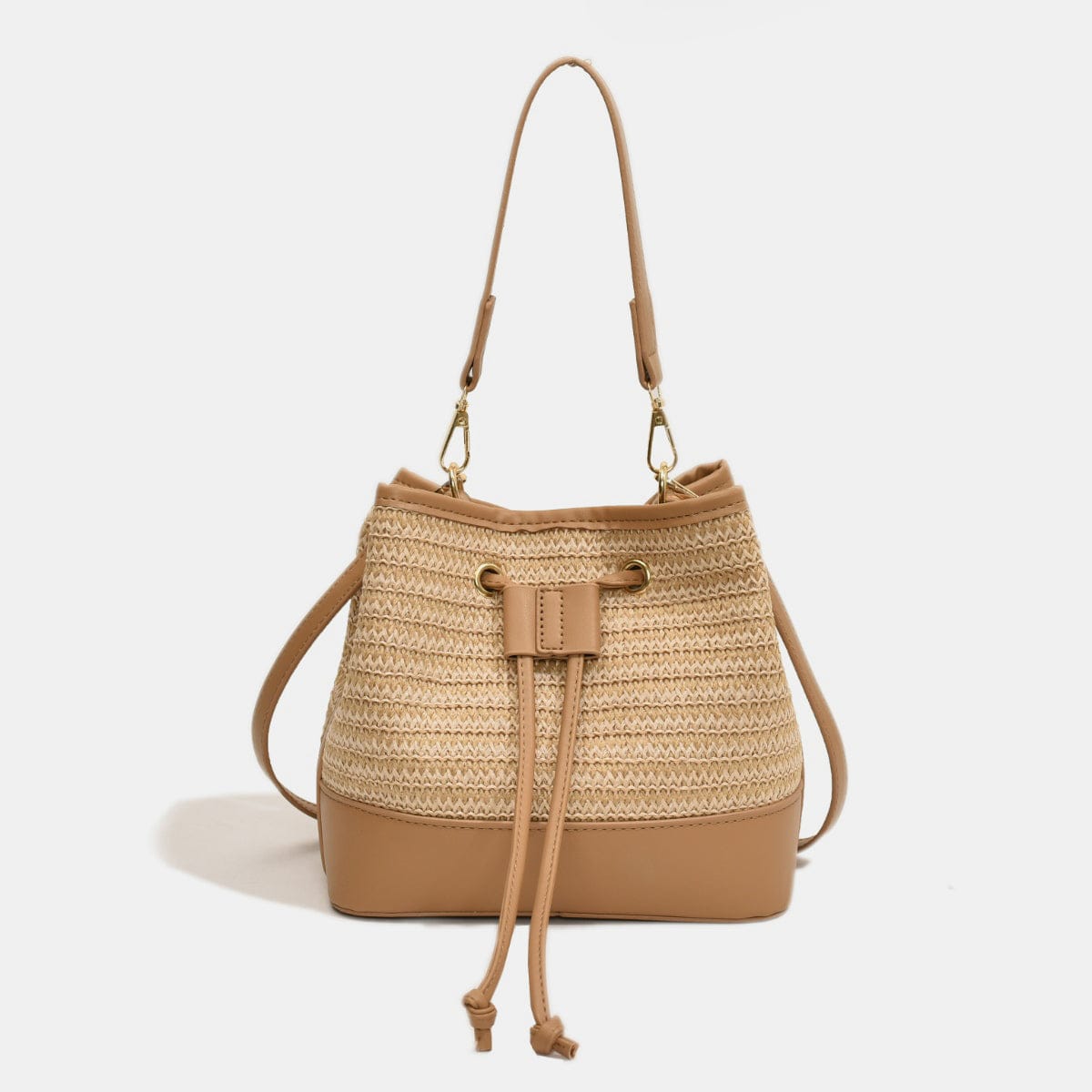 Lily & Luna Straw Braided Shoulder Bag