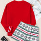 Letter Graphic Round Neck Top and Printed Shorts Lounge Set