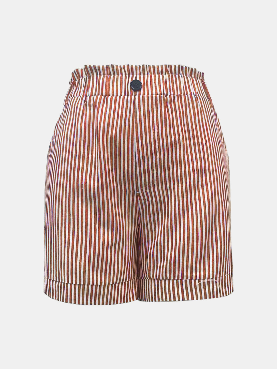 Beautiful Bea Full Size High Waist Striped Shorts