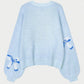 Bow Round Neck Long Sleeve Sweater