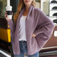 Open Front Batwing Sleeve Cardigan