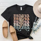 MAMA Round Neck Short Sleeve T-Shirt