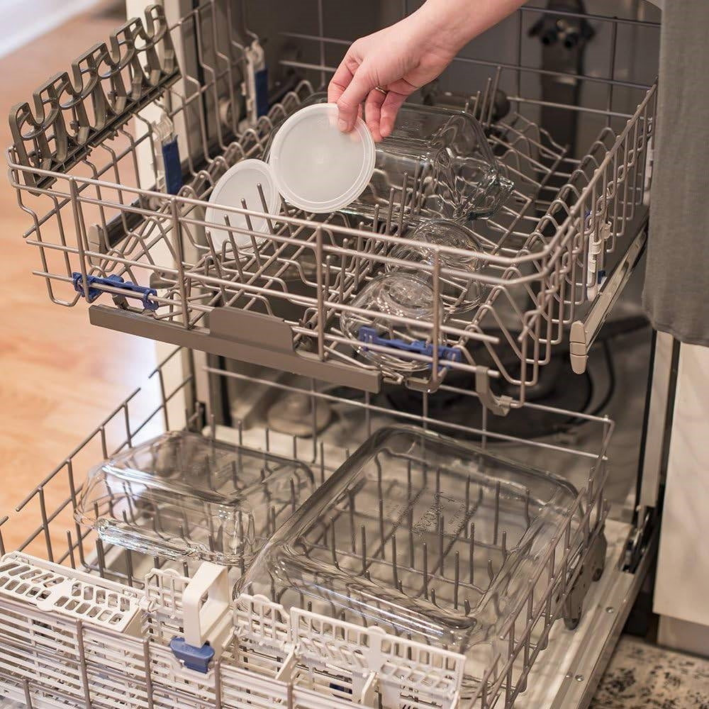 15-Piece Glass Bakeware Set - Dishwasher Oven Microwave & Freezer Safe