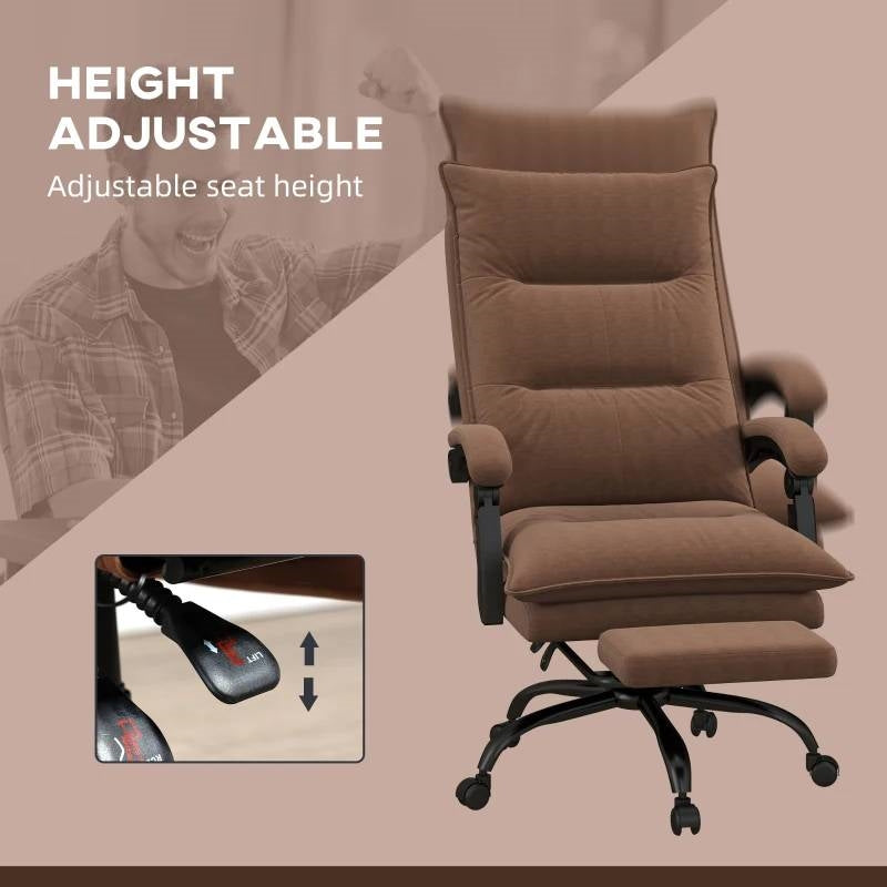 Double Padded Executive Massage Heated Office Chair