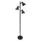 64-inch Black 3-Light Tree Lamp Spotlight Floor Lamp