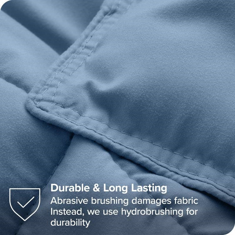 All Season Super Soft Down Alternative Comforter Set Blue