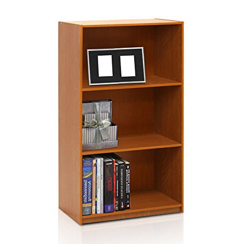 Modern 3-Shelf Bookcase
