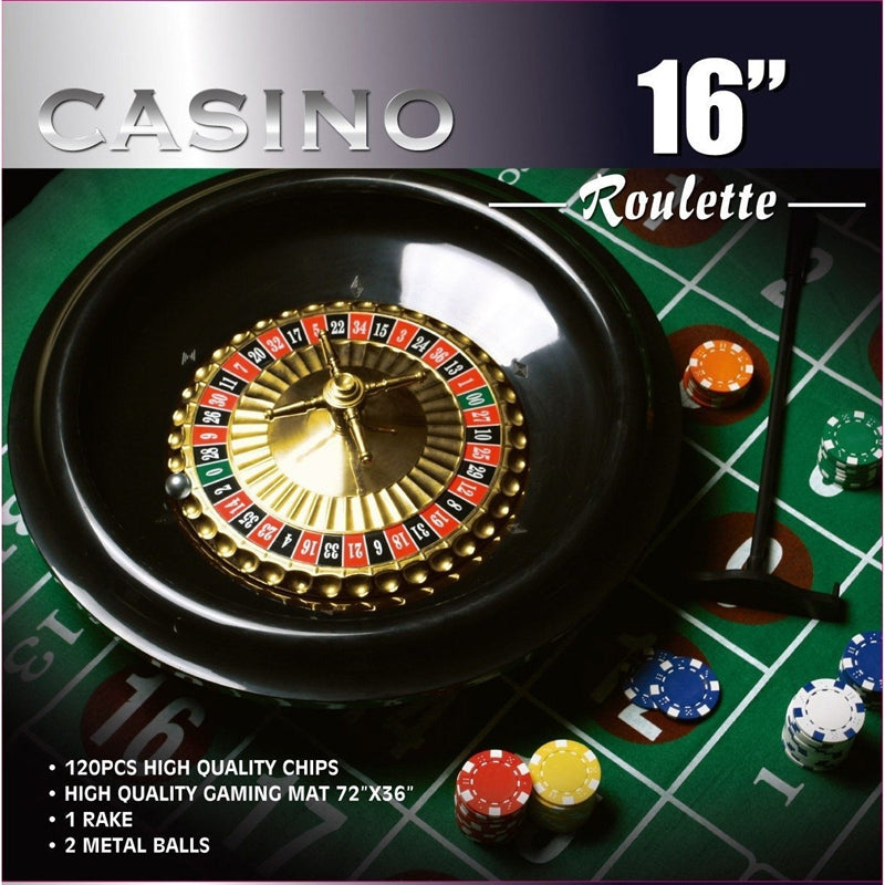 16-inch Roulette Wheel Game Set by Da Vinci *