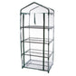 Durable 4-Tier Plant Stand Greenhouse with Zippered PVC Cover