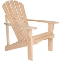 Ergonomic Natural Cedar Wood Adirondack Chair *