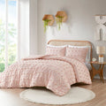 Pink or Blue Pompom Microfiber Comforter Set
