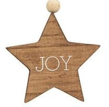 Joy Star Beaded Ornament