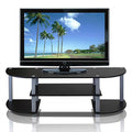 Contemporary Grey/Black or Black/Espresso TV Stand - Fits up to 42-inch TV