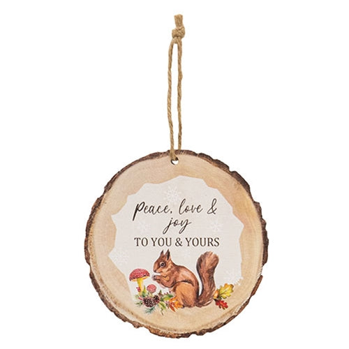 Woodland Animal Ornament, 3 Piece Set