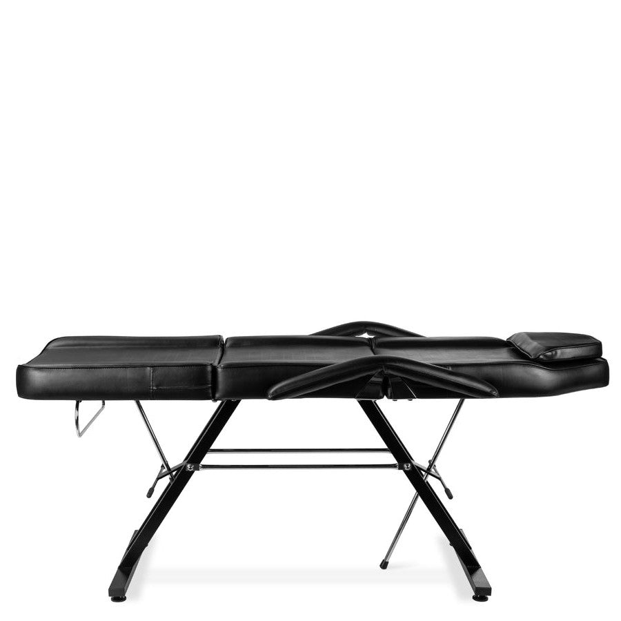 Black Adjustable Massage Bed Salon Chair w/ Hydraulic Stool