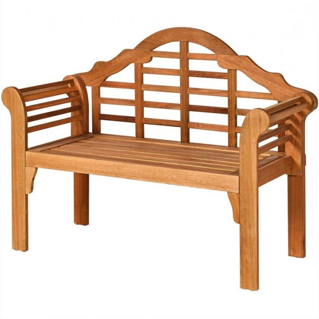 FarmHome Folding 2 Seater Garden Eucalyptus Bench *