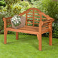 FarmHome Folding 2 Seater Garden Eucalyptus Bench
