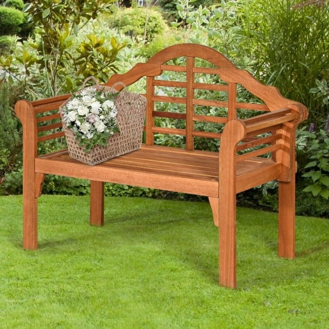 FarmHome Folding 2 Seater Garden Eucalyptus Bench *