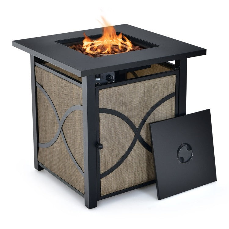 40,000 BTU Portable LP Gas Propane Fire Pit Table *