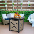 40,000 BTU Portable LP Gas Propane Fire Pit Table *