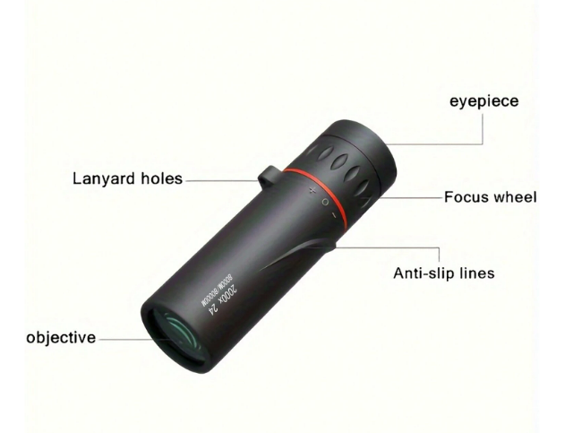 High Definition & Magnification Dual Use Black Small Telescope with Night Vision