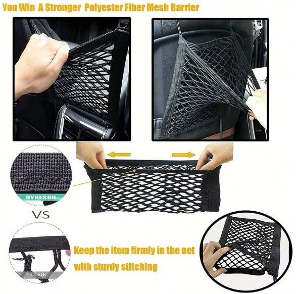 Great for Pets Auto Mesh Organizer and Stretchable Storage Bag