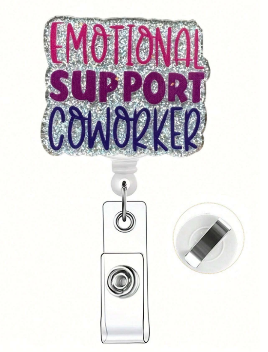 Retractable Reel Badge Holders with Clip for Healthcare Workers