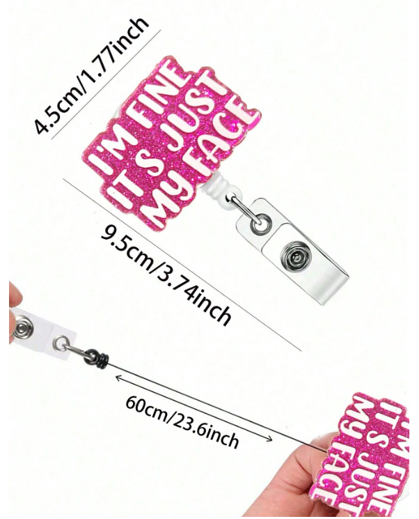 Retractable Reel Badge Holders with Clip for Healthcare Workers