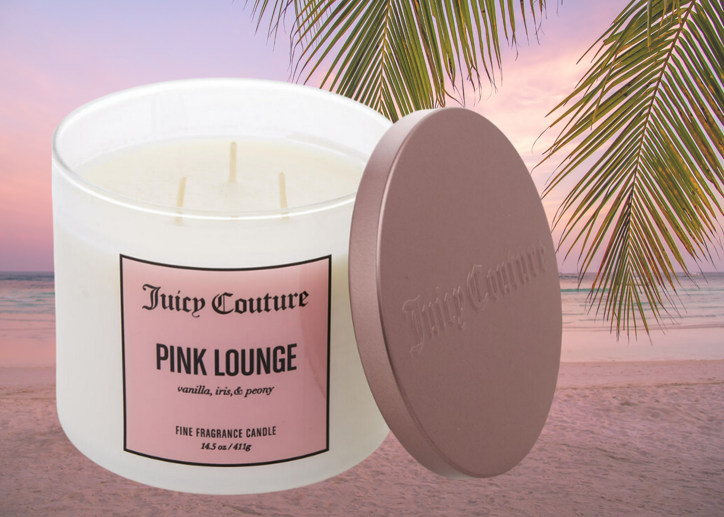 Juicy Couture Pink Lounge Candle 14.5 oz by Juicy Couture