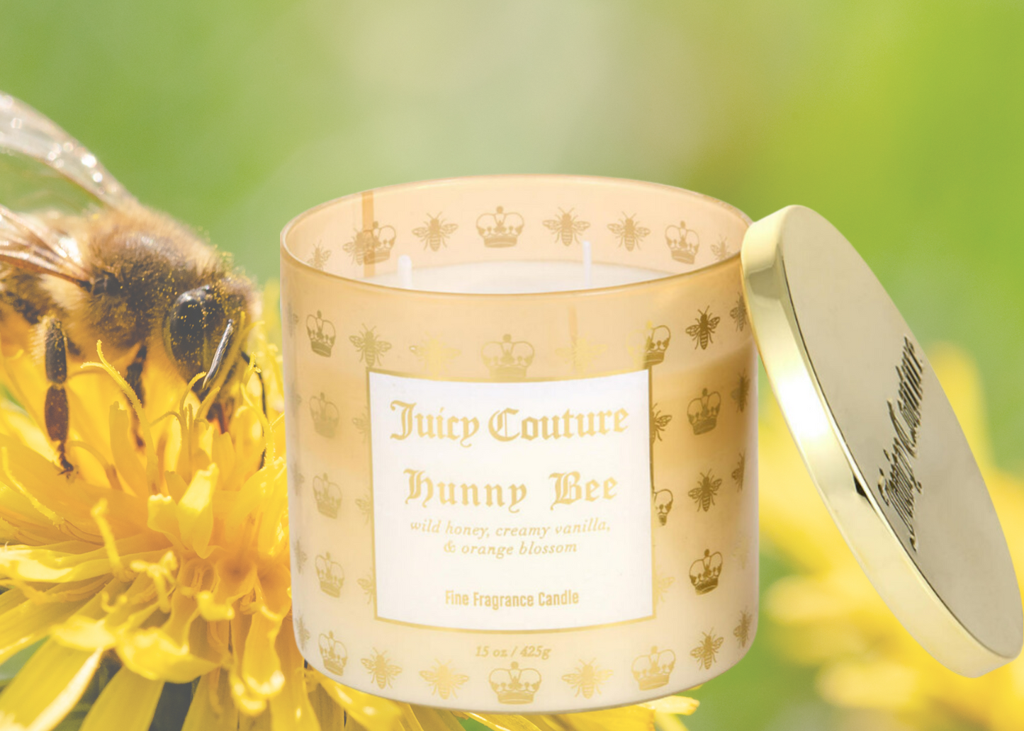 Juicy Couture Hunny Bee Candle 14.5 oz by Juicy Couture