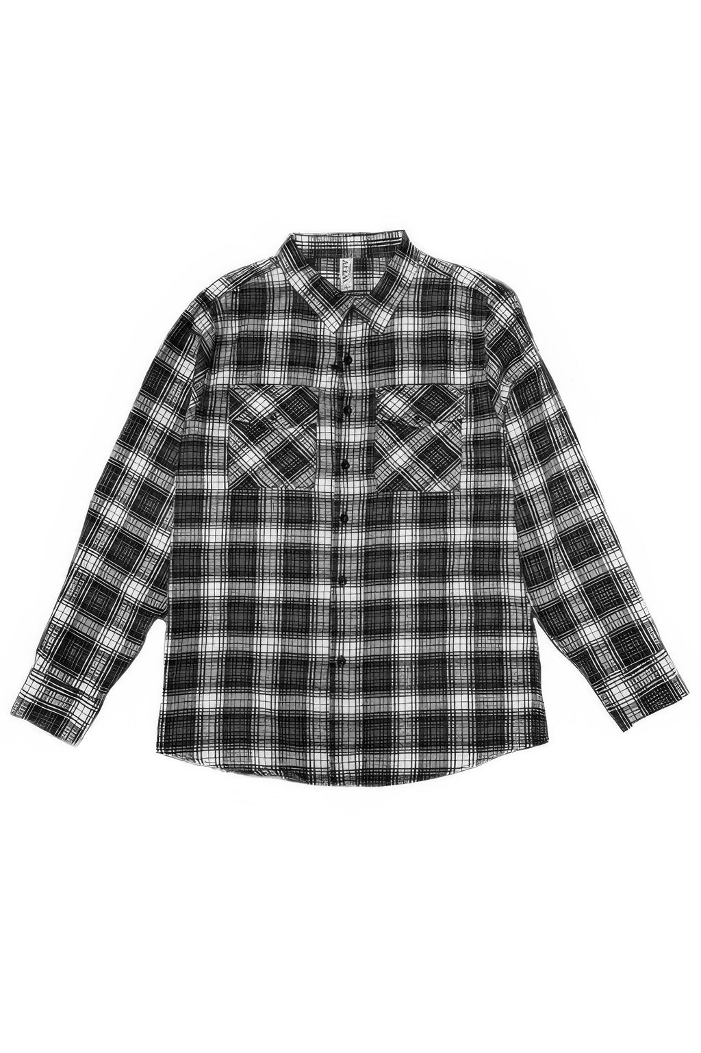 Womens Full Size Boyfriend Long Sleeve Checkered Flannel