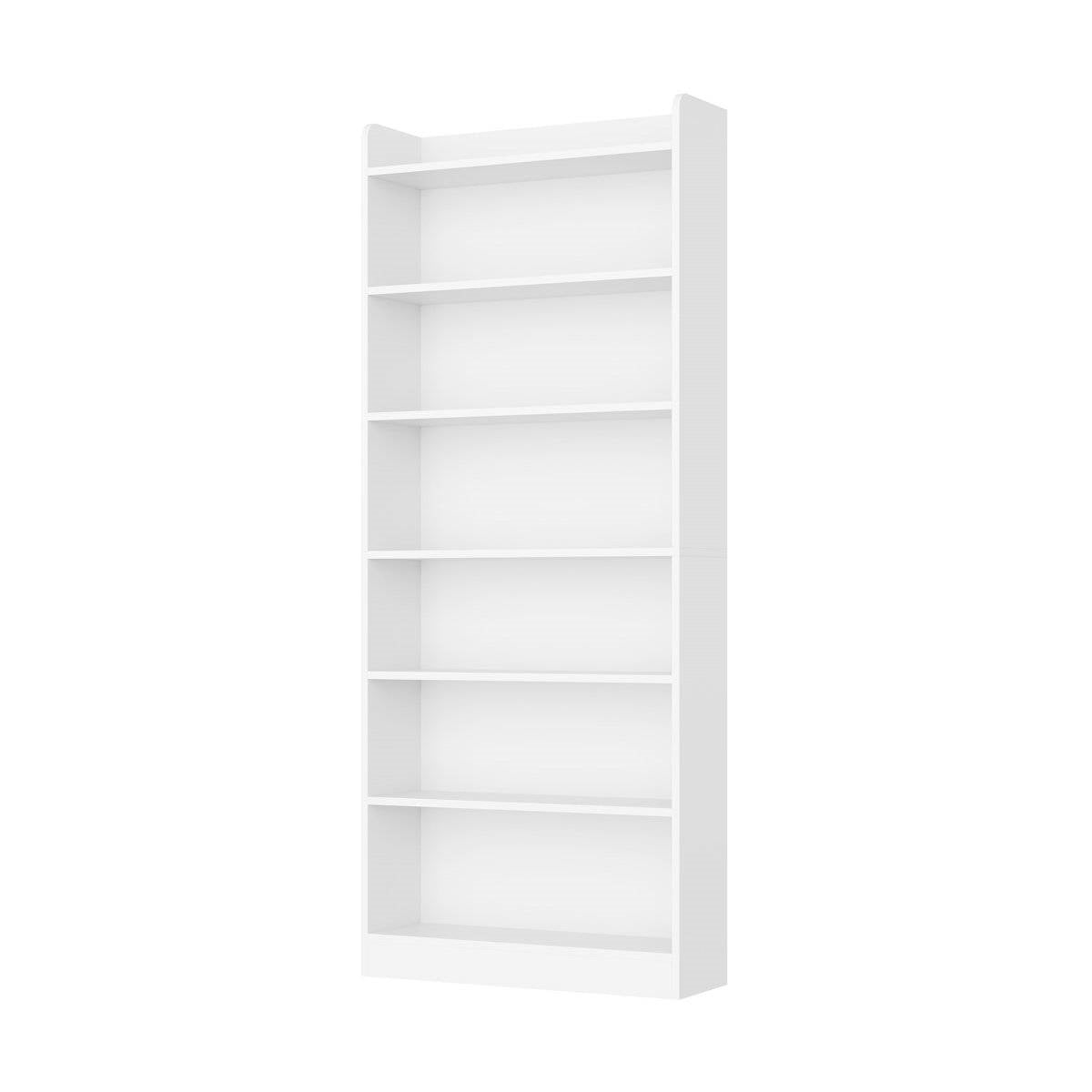 7-Tier Tall Modern Bookcase Space-Saving Storage Shelf
