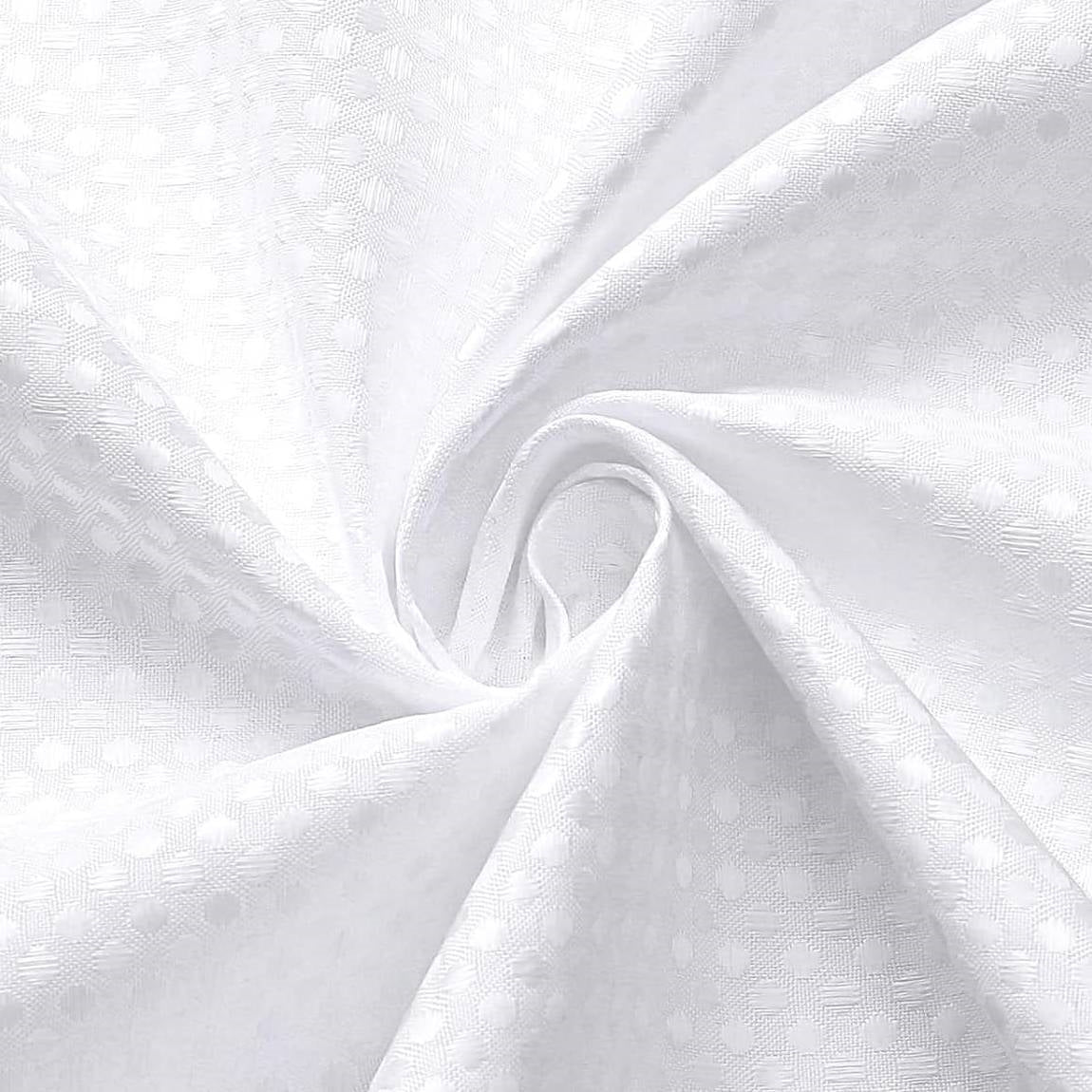 72"W x 72"H Waffle Textured 3 in 1 Shower Curtain Set