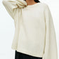 Round Neck Drop Shoulder Sweater