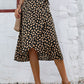 Tied Slit Printed Skirt