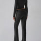 Devine Square Neck Long Sleeve Top and Pants Set