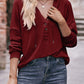 Mandy Drawstring Drop Shoulder Long Sleeve Hoodie