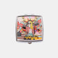 Nicole Lee USA Printed Metallic Square Pill Case