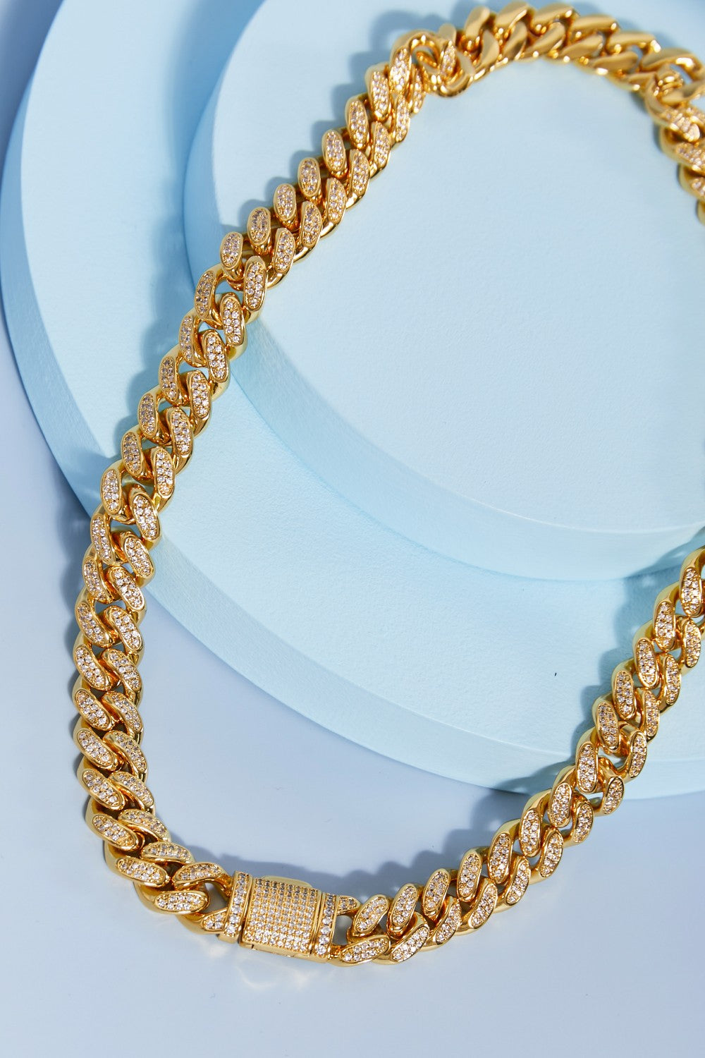 GNJ Brass Curb Chain Necklace