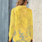Full Size Collared Neck Long Sleeve Shirt Plus Size