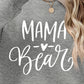 Letter Graphic Round Neck Long Sleeve Sweatshirt