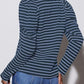 Full Size Striped Round Neck Long Sleeve T-Shirt