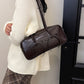 PU Leather Bow Trim Shoulder Bag