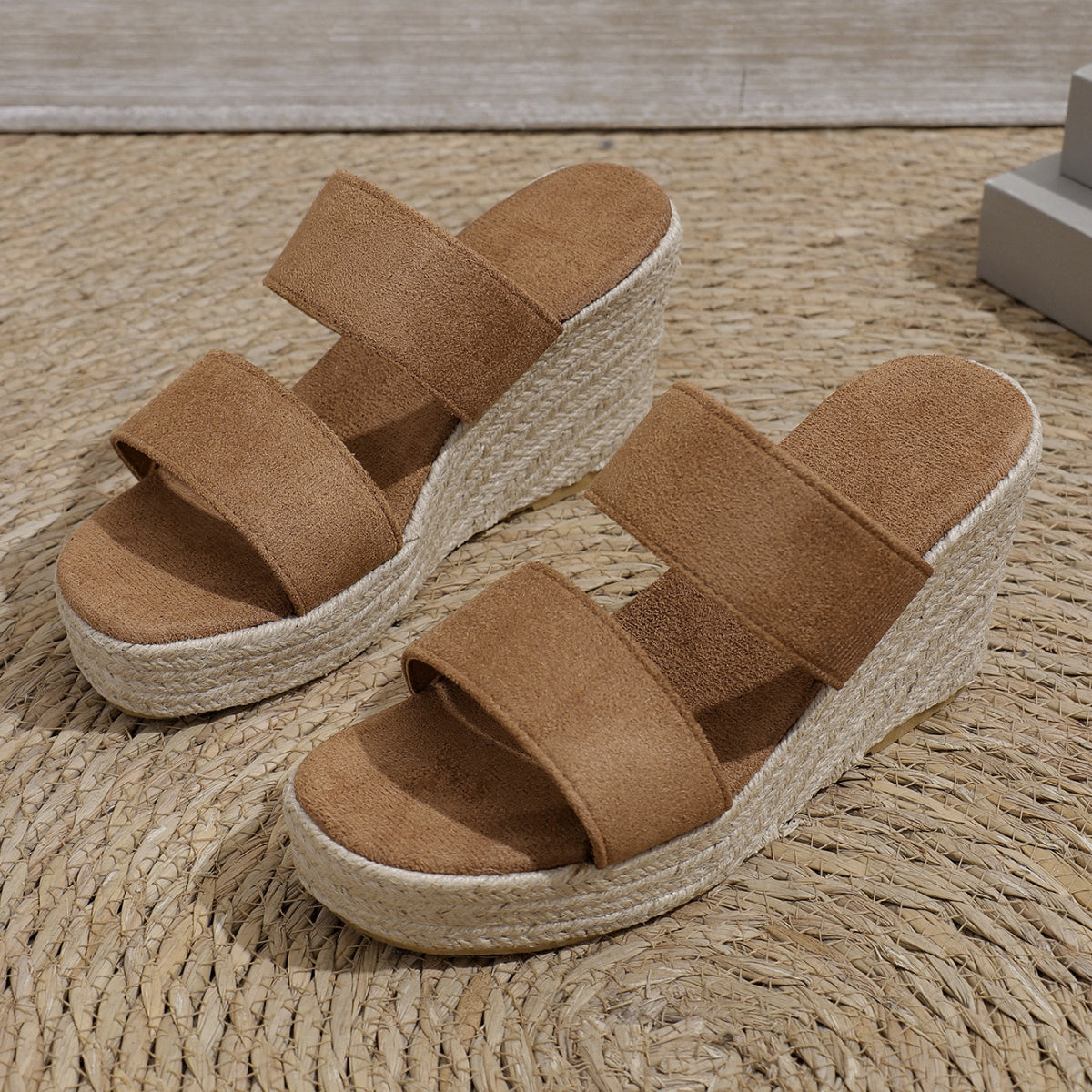 SaltySummer Open Toe Wedge Sandals